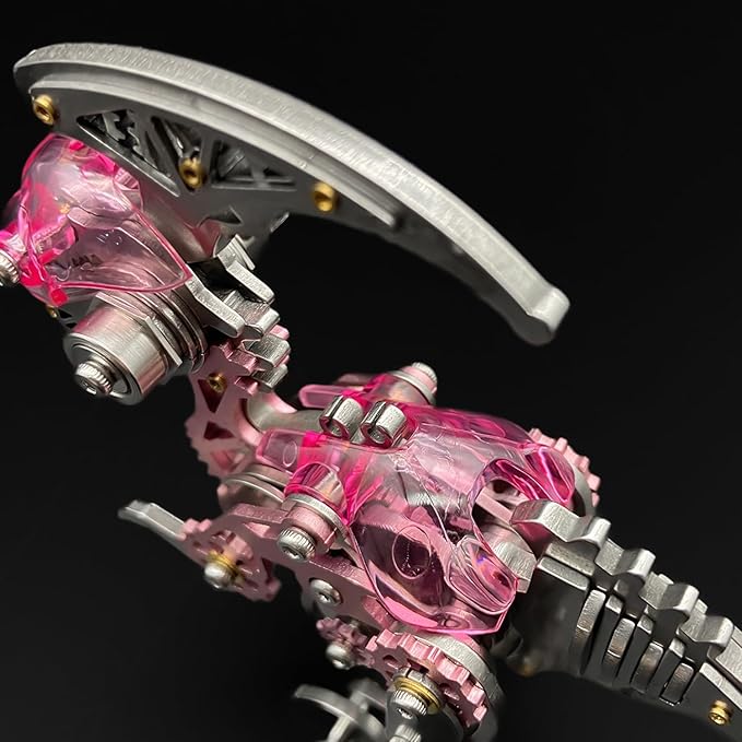 3D Metal Puzzles for Adults,Mechanical Dinosaur 3D Metal Puzzle,Steel Dinosaur Series DIY 3D Metal Model Kits,Home Decoration Art Handicrafts Gifts Toys