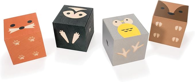 Uncle Goose Cubelings Forest - Made in The USA