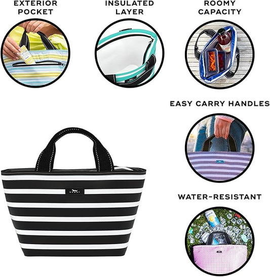 SCOUT Nooner Lunch Bag - Lightweight Insulated Soft Cooler for Women, Teachers, Nurses, Beach, Travel, Pool & Picnic Cooler