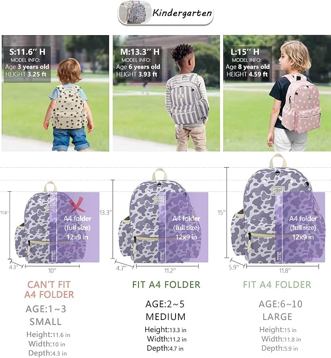 Corduroy Toddler Backpack for Girls 2-5: Preschool Backpack for Girls