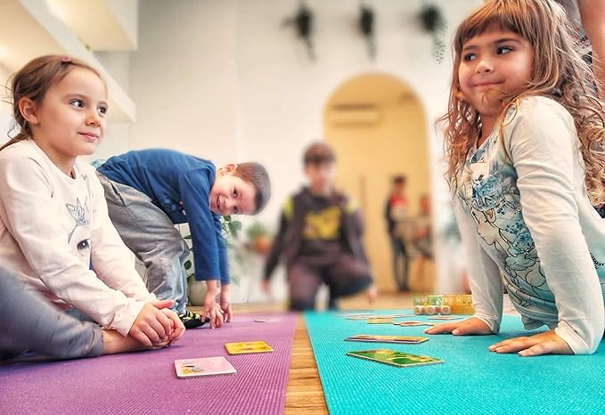 Yoga Puzzle Pairs for Toddlers to Learn Yoga, Colors and Counting