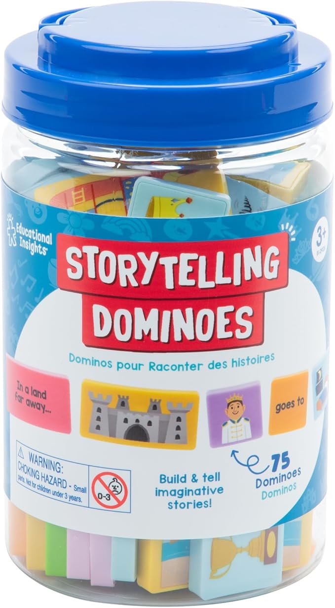 Educational Insights Storytelling Dominoes - Creative Story Prompt Toys & Social Skills Activities, Create Your Own Adventure Sequencing Games, Fun Conversation Starters & Gifts for Kids Ages 3+
