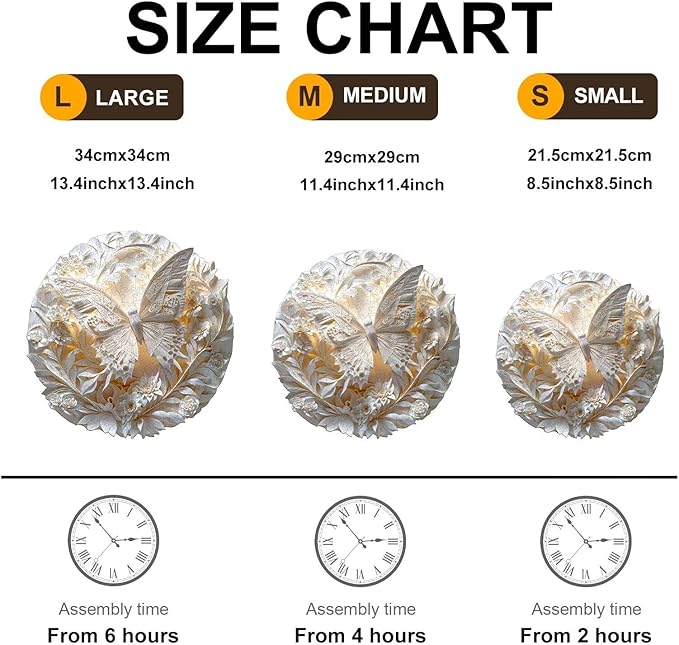 3D Butterfly Puzzles 290 Pieces Adults Gifts Wooden 13.4 * 13.4in