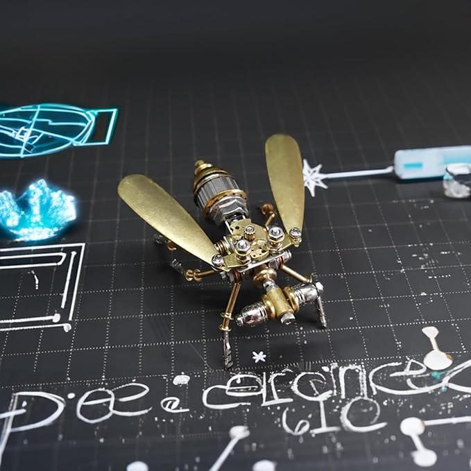 Mechanical Metal DIY 3D Insect Brass Puzzle (Fruit Fly)