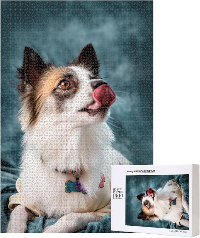 Custom Puzzle, Personalized Puzzle from Photos, Customized Puzzle 120/200/300/500/1000/1500 Pieces for Family, Christmas, Pet, Birthday, Wedding Gift