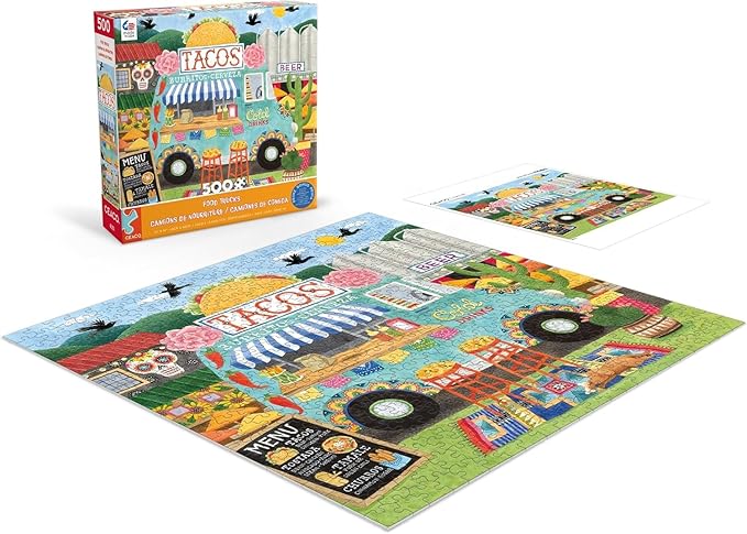 Ceaco - Food Trucks - Taco Truck - 500 Piece Jigsaw Puzzle