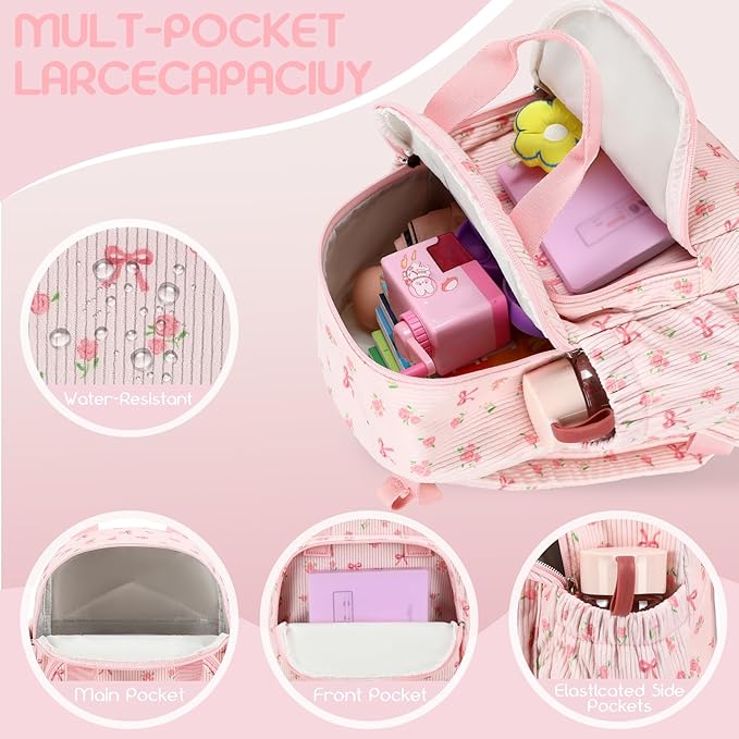 Bluboon Toddler Backpack for Girls Boys 2-4 Cute 12" Preschool Kindergarten Backpacks Kids Daycare Bags School Travel