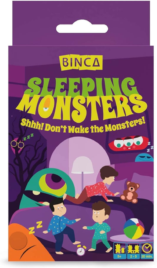 Card Game - Sleeping Monsters, Sneakiest Strategy & Suspense Game for Kids, Teens & Adults, Fun for Family Game Night, Educational & Travel Gifts for Ages 5 & Up, 2-5 Players