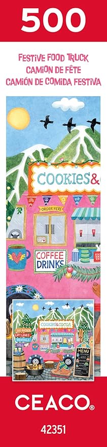 Ceaco - Food Trucks - Festive Food Truck II - 500 Piece Jigsaw Puzzle