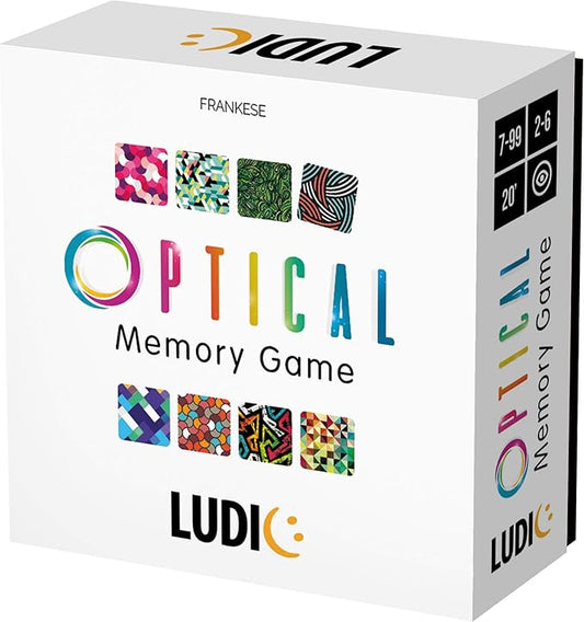LUDIC Optical Board Games for Kids, Teens, Adults, Family, Friends Ages 7-99 Years Old, Party Games, Fun Party Games for 2-6 Players, Birthday