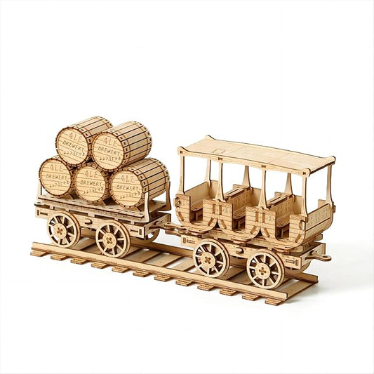 3D Wooden Puzzles Wine Truck Model Kits, Brainteaser and Puzzle for Christmas/Birthday,Gifts for Adults and Teens to Build Combination