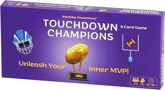 Touchdown Champions Football Card Game - Sports Strategy Card Game - Family Game Night Card Games for 2-4 Players - Perfect for Gifts Super Bowl Parties 14