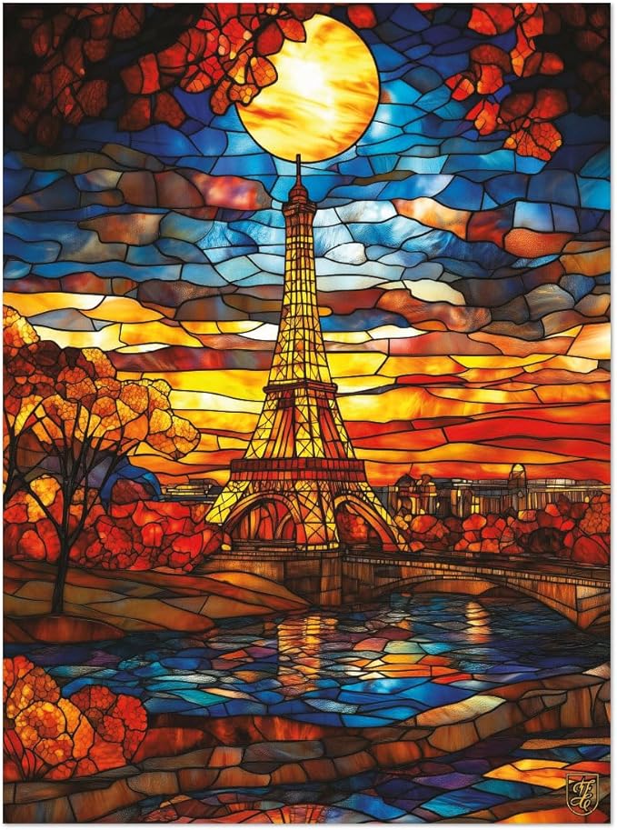 Buffalo Games - Sapphire Select - Parisian Dream - Francisco Caballero -1000 Piece Jigsaw Puzzle – Challenging & Fun – Blue Core Puzzle Board – Giftable Display Box - Full Size Poster Included