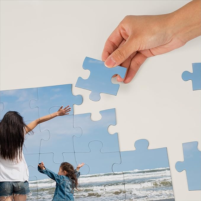 Photo Puzzle, Pet, Wedding, Family Reunion Puzzle | 30 Piece, Custom Jigsaw Puzzle for Adults (Horizontal/Landscape) | 14" x 11" | I See Me!