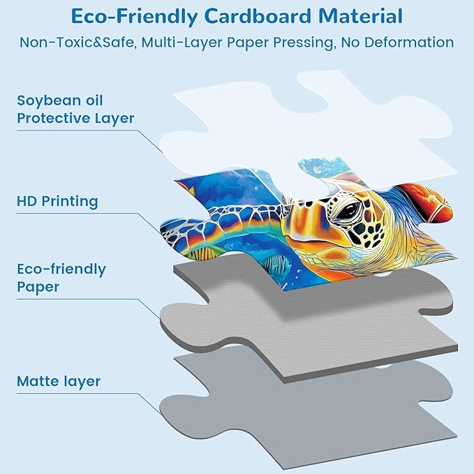 6 Packs 16 Large Piece Puzzle for Seniors, Dementia Alzheimer's Products Activities for Elderly Adults, Easy Puzzle Alzheimer’s Memory Cognitive Game Gift for Patient in Nursing Home