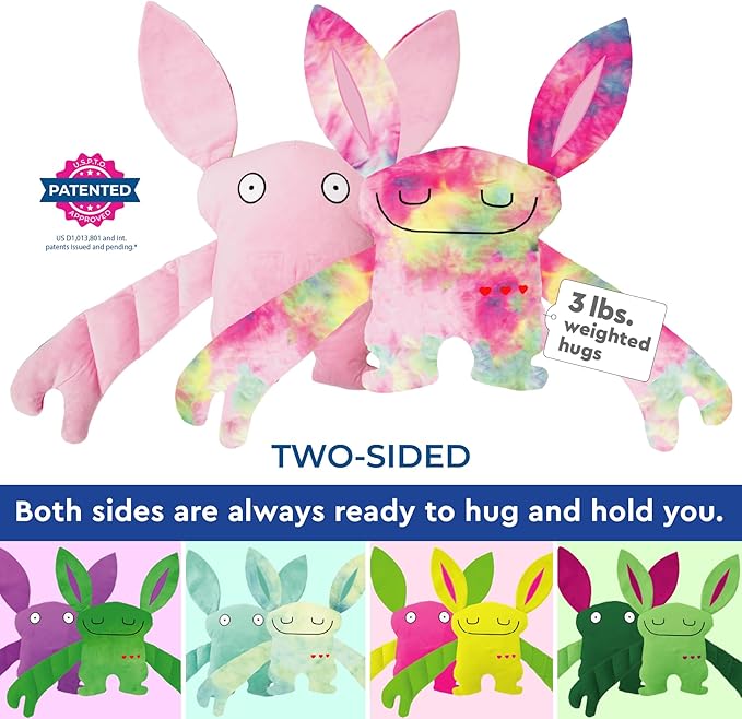 Weighted Plush Toy – Machine Washable Calming Stuffed Animal for Kids – Arms and Body are Weighted to Give a Realistic Hug – Soft Companion for Playtime, Naptime & Travel (Sprinx)