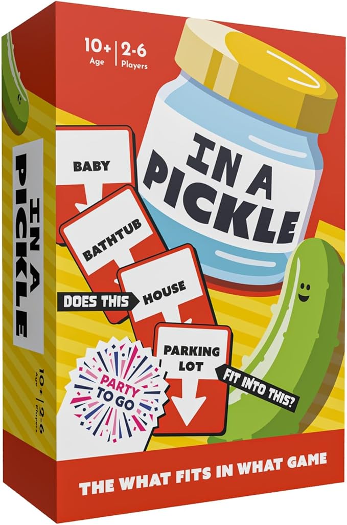 Gamewright - in a Pickle Card Game - Party to Go - Ages 10+