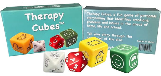 Therapy Cubes Identifies Emotions and Issues Such as Bullying, Peer Pressure, Self-Esteem, Family Dynamics, Social Media, Academics and Drugs and Alcohol.