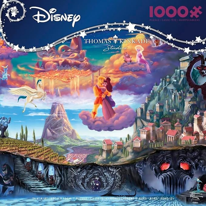 Ceaco - Thomas Kinkade - Disney - Hercules -1000 Piece Jigsaw Puzzle