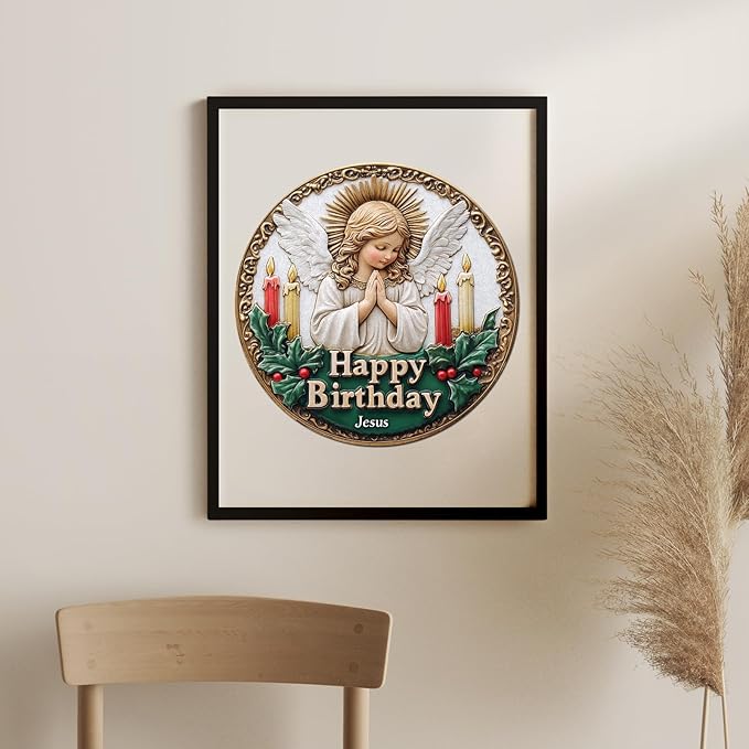 Puzzles for Adults Birthday Angel Wooden Puzzles, 200 Pieces Unique Shaped Liberty Jigsaw Puzzles, Holiday Birthday Gifts for Adults and Kids, Fun Challenge Family Game 11.2'' x 11.2''