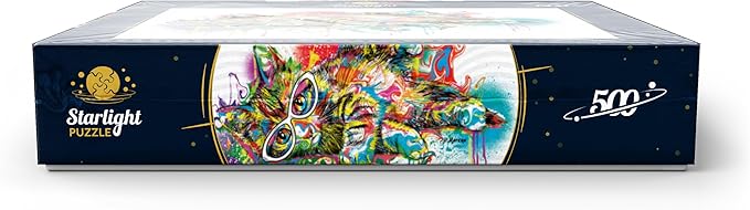 MyPuzzle Lazy Cat - Premium 500 Piece Jigsaw Puzzle for Adults