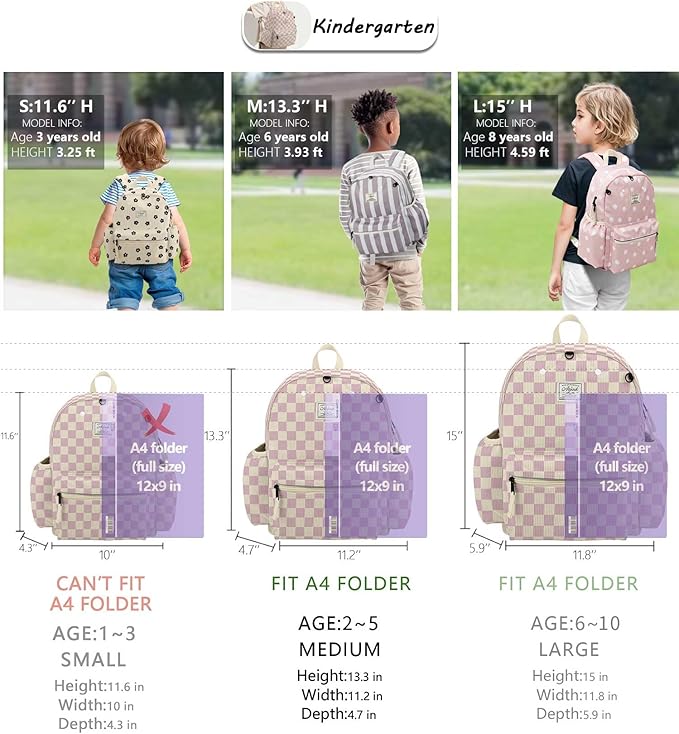 Corduroy Toddler Backpack for Girls 2-5: Preschool Backpack for Girls