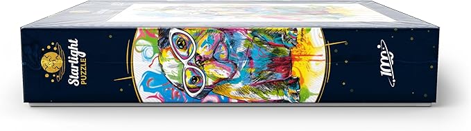 MyPuzzle Bulldog Fun - Premium 1000 Piece Jigsaw Puzzle for Adults