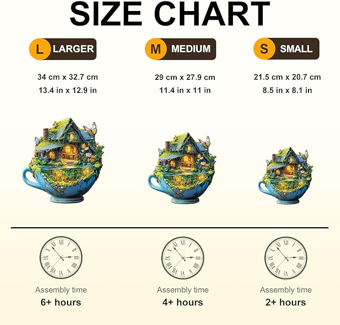 Jigfoxy Wooden Puzzle for Adults, Funny Green Cup Jigsaw Puzzles for Adult, Unique Animal Shape Wood Cut Puzzles, Christmas Thanksgiving Gifts for Friends Family (L-13.4 * 12.9in-220pcs)