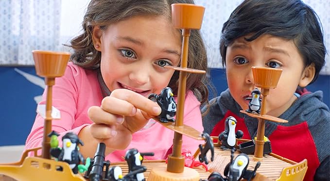 Don’t Rock the Boat Board Game - Kids Games, Family Games for Kids and Adults, Board Games for Family Night, Multi-Player Board Games, Builds Hand & Eye Coordination, Balancing Toy, Ages 5+