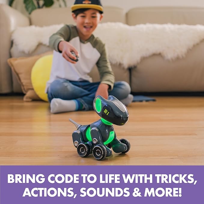 Educational Insights PYXEL A Coder’s Best Friend - Coding Robots for Kids with Blockly & Python Coding Languages, Easter Basket Stuffers for Kids, Coding for Kids Ages 8+, STEM Toys