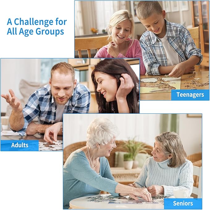 Christmas 100 Piece Puzzles for Kids, Christmas Cat 100 Piece Puzzles for Adults, Cute Kitten 100 Pieces Puzzle for Kids Ages 4-8, Jigsaw Puzzle for Seniors Teens Brain Teaser