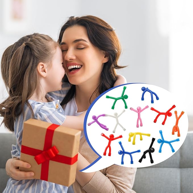 12Pcs Magnetic-People-Magnet-Men, Magnetic Travel Toys for Kids, Creative, Portable and Educational, Funny Magnets for Kids, Small Toys for Classroom Prizes, Easter Egg Stuffers, Office
