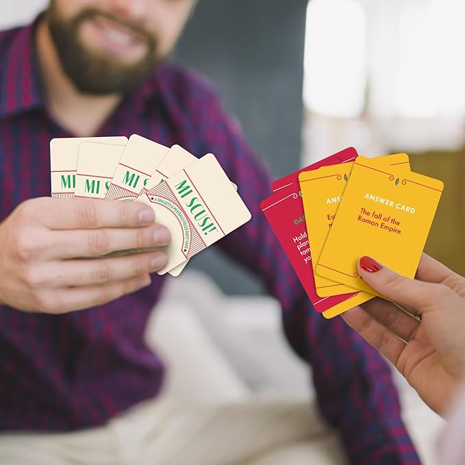 Mi Scusi Party Game - Hilarious Italian Family Card Game, Perfect for Game Night, Ages 14+, 2+ Players, 30 Minute Playtime, Made by Fitz Games