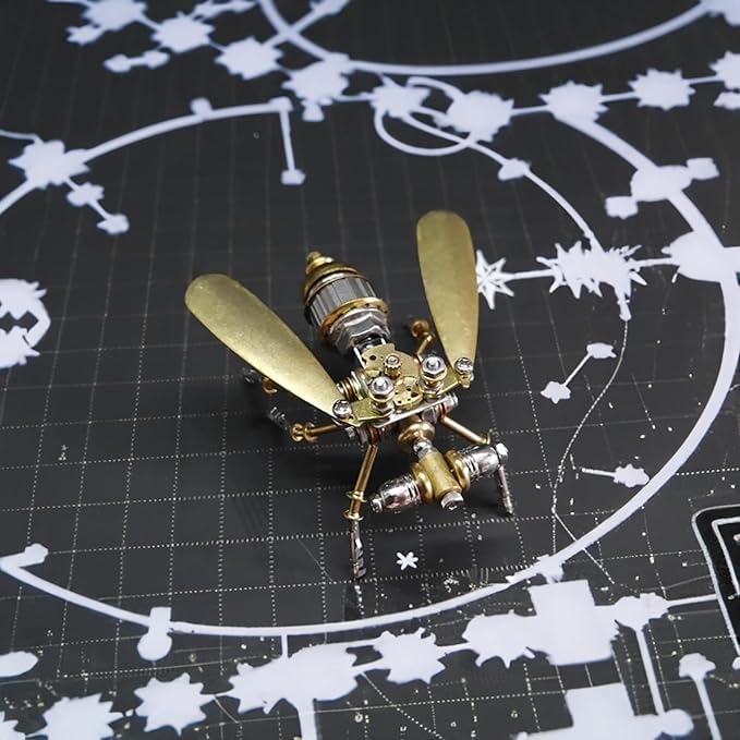 Mechanical Metal DIY 3D Insect Brass Puzzle (Fruit Fly)