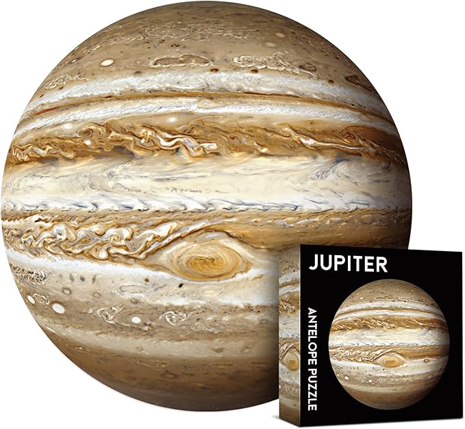 Antelope - 1000 Piece Puzzle for Adults, Jupiter Jigsaw Puzzle, Space Collection, High Resolution, No Dust