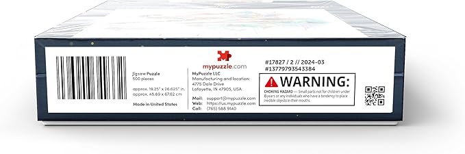 MyPuzzle Lazy Cat - Premium 500 Piece Jigsaw Puzzle for Adults