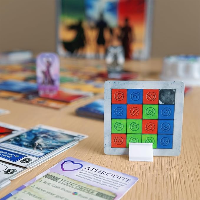 Pantheum: Demigods of Olympia | Family Strategy Game for Greek Mythology Fans | Ages 12+ | for 1-4 Players | Average Playtime 45-60 mins | Perfect for Family Game Night (Base Game)