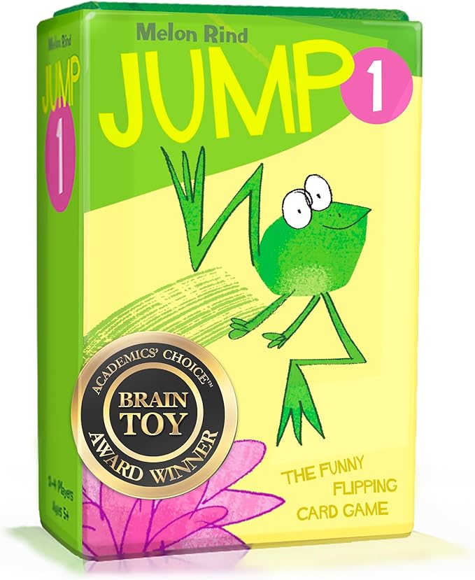 Melon Rind Jump 1, Math Game for Kids Learning Adding and Subtracting by 1, Lively, Card Game, Quick Activity for Boosting Math Confidence, Easy Screenless Fun, Perfect for Kindergarteners, Ages 5+