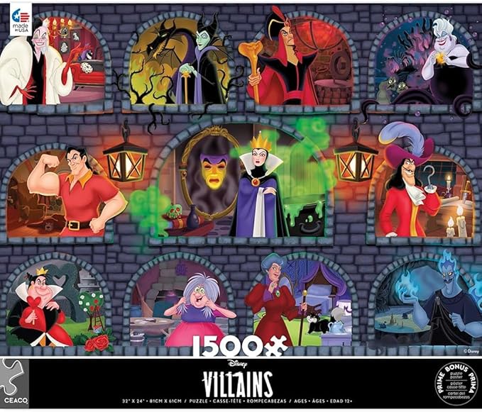 Ceaco - Disney - Villains Underground - 1500 Piece Jigsaw Puzzle