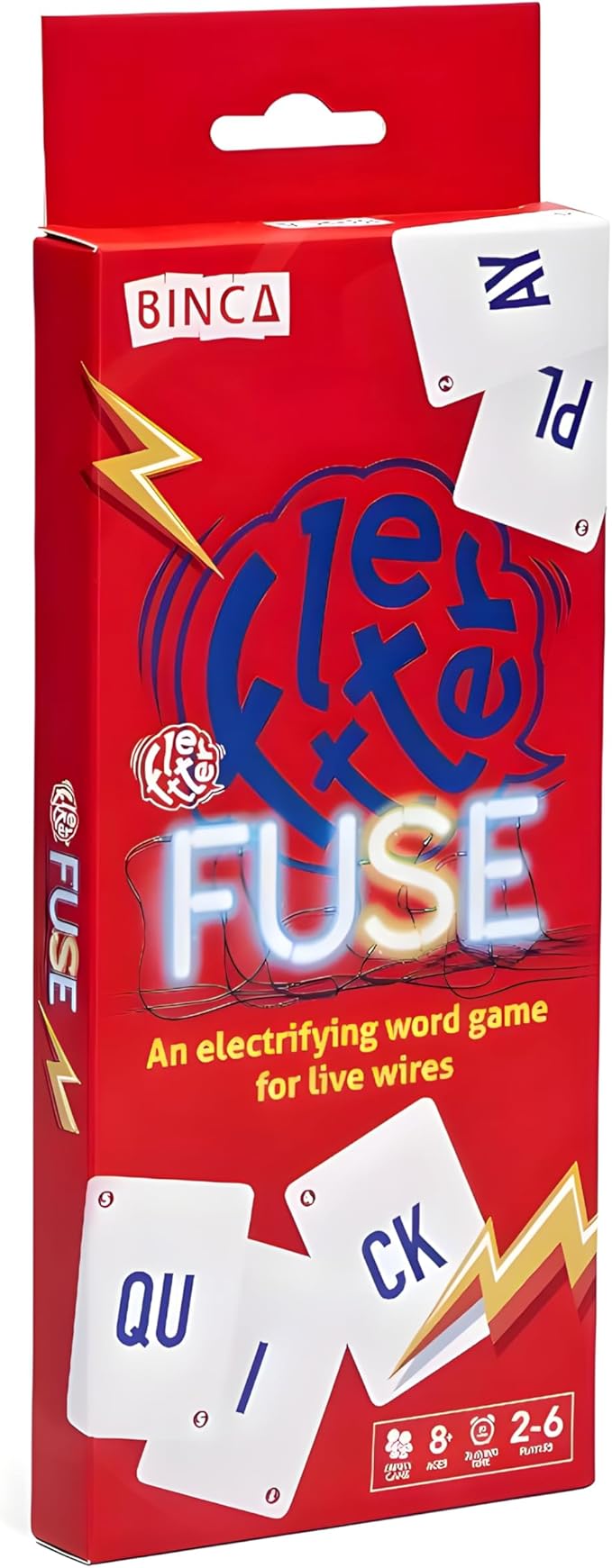 Card Game - Fletter Fuse, Fast-paced Word Game for All Ages, Fun for Family Game Night, Vocabulary Building, Gifts for Kids Ages 8, 9, & 10 Years