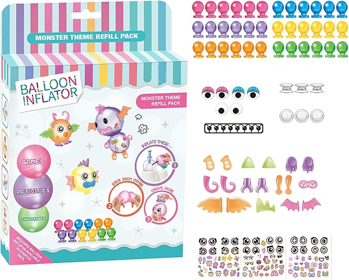 DIY Craft Kits Toys Accessories, Balloon Toy Accessories, Arts & Crafts Toy Accessories for 3 4 5 6 7 8 9 10 11 12 Year Boys and Girls Birthday Gifts