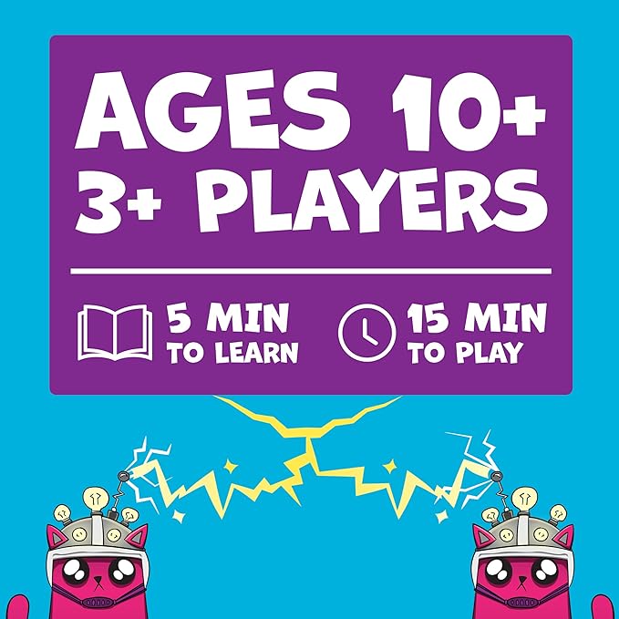 Exploding Kittens What were You Thinking? A Hilarious Guessing Board Game - Party Game for Ages 10 and up - Great for Adults, Teens, and Kids - 3 Players or More