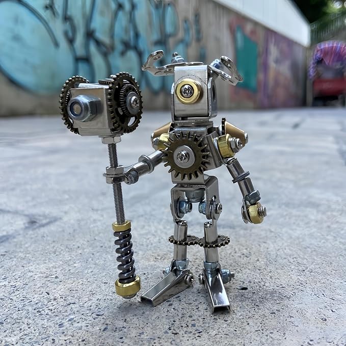 3D Metal Puzzle for Adults, Metal Model kit, combinable 3D Puzzle, 3D Mechanical Saint Puzzle, Fun DIY Assembly - The Best Gift for Men