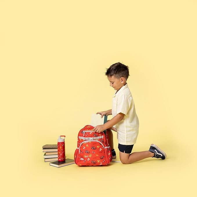 Simple Modern Medium Disney Toddler Backpack for School Girls and Boys | Kindergarten Elementary Kids Backpack | Fletcher Collection | Kids - 15" tall | Cars Lightning Speed