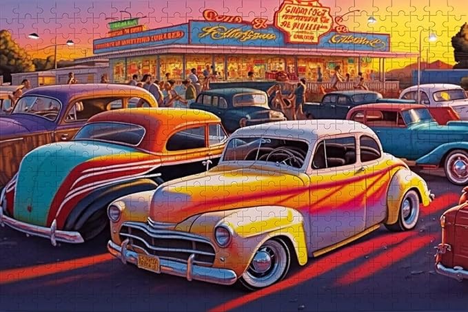 Pink Unicorn Horse 500 Pieces Puzzles - Fantasy Animal Jigsaw Puzzle for Beginners, Each Piece is Unique, Best Gifts for Family