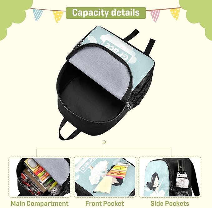 Cartoon Ballerina Toddler Backpack for Boys Girls 3-6 Small Preschool Backpacks for Kids Elementary Mini Bookbag for Preschool for School