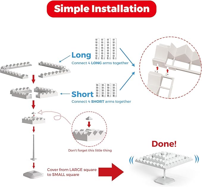 Tower Building Balance Board Game, Stacking Game for Family, 360° Drop Tower Swing Stacking Desktop Game for Teens & Adults, Parties Fun Games