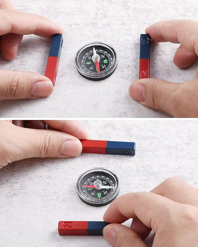 Sntieecr Labs Junior Science Magnetism Set for Experiment Education, Science Experiment Tool Physics Educational Toys for Kids Teen