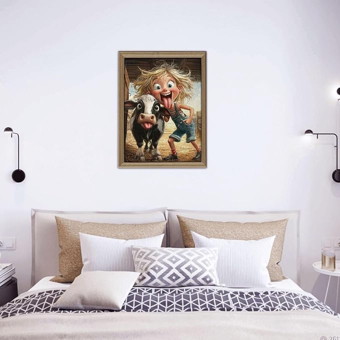 Highland Cows Jigsaw Puzzle 500 Piece,Cute Cattle 500 Piece Jigsaw Puzzle，Funny Highland Cow Jigsaw Puzzles，Cute Animal Jigsaw Puzzles