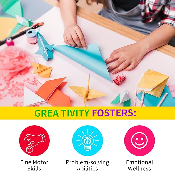 Itopstar Crafts for Kids -5000pcs+ Art Supplies Kids Art Supplies Great for School, Homeschool and Kindergarten DIY Crafting Projects-Giant Craft Box for Supplies